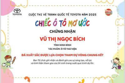 CHÚC MỪNG CÁC “HỌA SĨ NHÍ” XUẤT SẮC CỦA TRƯỜNG TIỂU HỌC NAM LỢI.