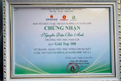 NIỀM TỰ HÀO CỦA TRƯỜNG TIỂU HỌC NAM LỢI