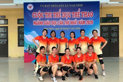 GIẢI TDTT BÓNG CHUYỀN HƠI XÃ NAM NINH LẦN THỨ NHẤT