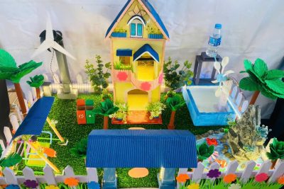 NGÀY HỘI STEM, TÁC PHẨM “NGÔI NHÀ SỬ DỤNG NĂNG LƯỢNG TÁI TẠO”