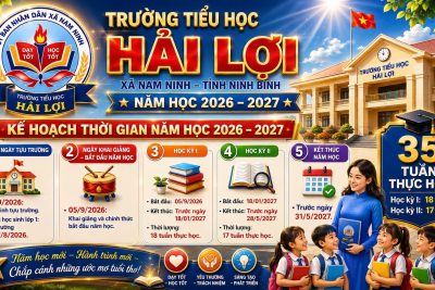 Thông báo về thời gian tựu trường, khai giảng và tổ chức năm học 2026–2027